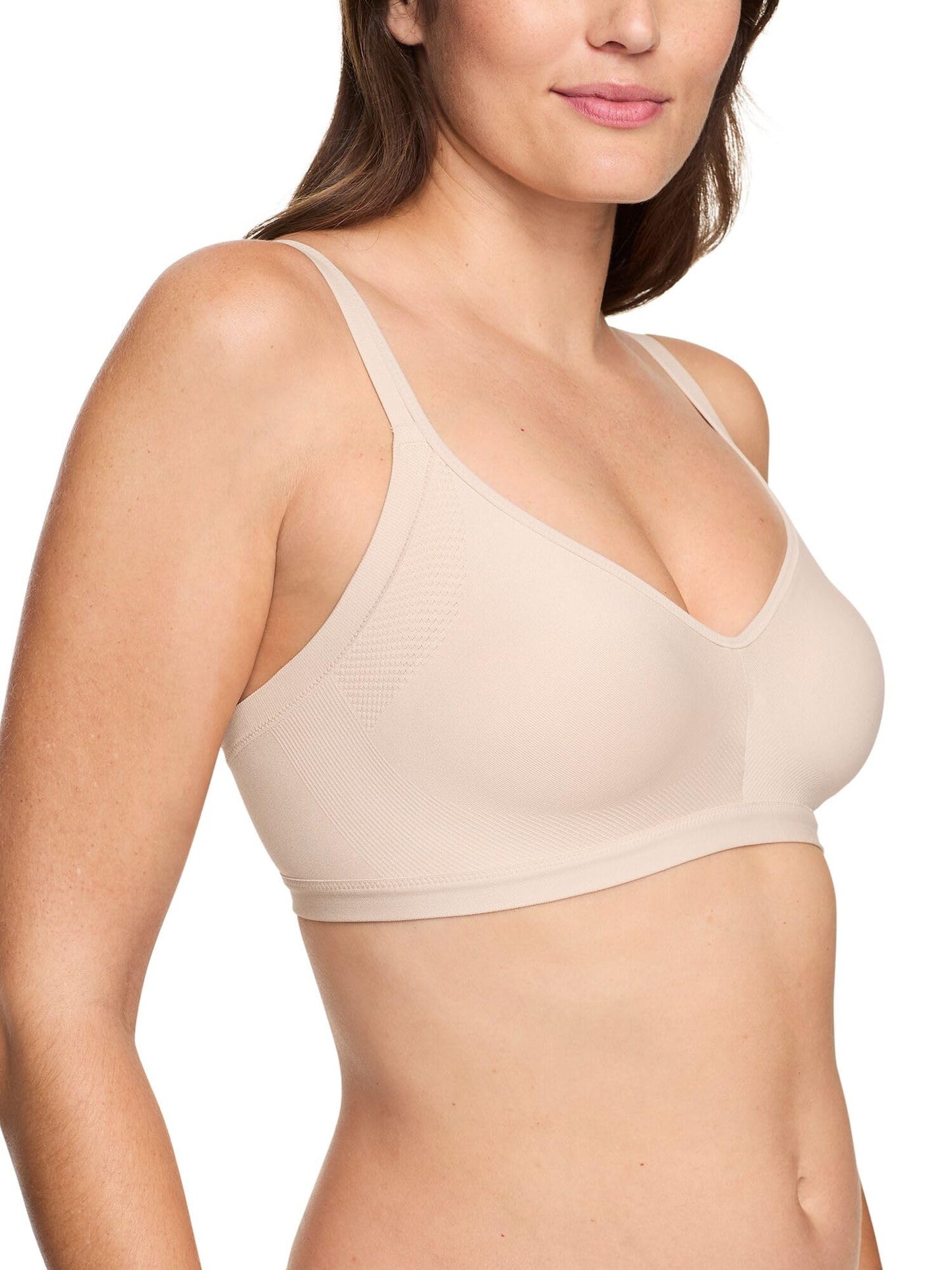 Underarm-smoothing With Seamless Stretch Wireless Lightly Lined Comfort Bra Rm3911a